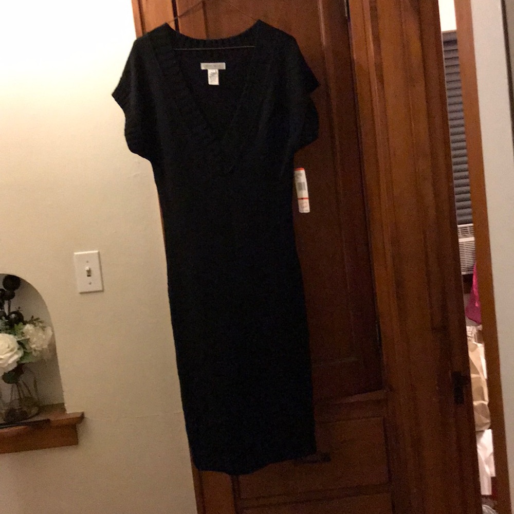 Nine West Black Sweater Dress